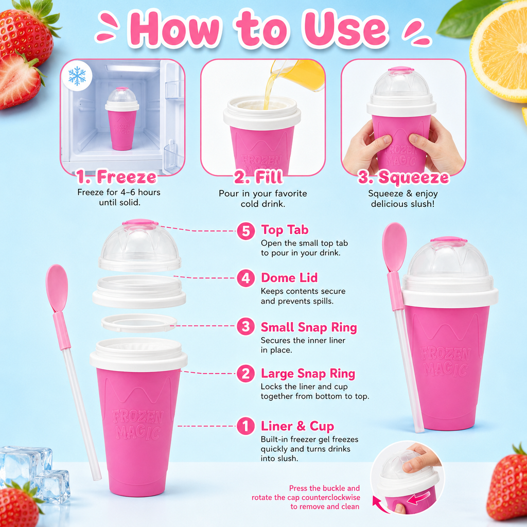 Freeze & Squeeze™ Slushie Cup