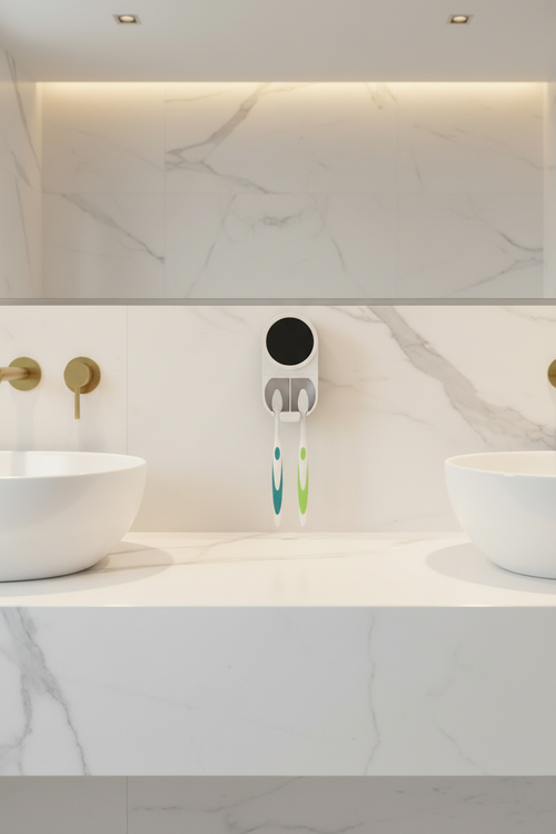 UV Toothbrush Holder - Zoomed In
